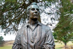 Joseph Smith Jr Statue on Josiah Stowell's  Property